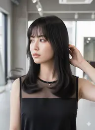 🇰🇷🩵韓国風小顔レイヤーカット🩵🇰🇷【シャンプー有り+500円】