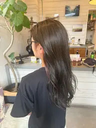 チラ見せ可愛い❤︎インナーカラー+オンカラー