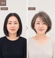 【脱白髪染め】白髪ぼかしリタッチ＋似合わせショート✨伸びても気になりにくい大人のメンテナンスカラー🐰【天王町】【横浜】