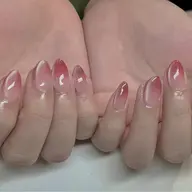 [チップ長さだし]マグネット+グラデーションネイル+ストーンつけ放題