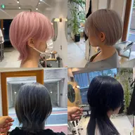 今だけ‼️✳️レディース限定ウルフ専用メニュー🐺[🫧うる艶スチームtr付き🫧]🥣ケアダブルカラー➕ウルフカット