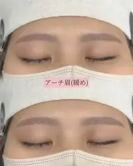 眉毛アイブロウWAXスタイリング+間引き