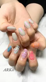 スカルプ長さ出し10本+ハンドやり放題💅スカルプオフ無しのお客様はこちらから💁♀️