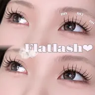 フラットラッシュ80本🎀【ご新規様:オフ無料❤︎再来様:オフ+300円⠀】