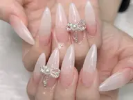 🎀現金のみチップスカルプカラグラ/フレンチ/ミラーパーツ2個付き🎀
