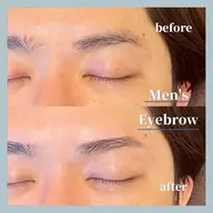 🤍メンズの眉毛WAX
