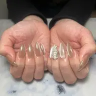 ⭐︎2回目以降の方⭐︎チップ長さ出し10本マグネットネイル（オフ込み）