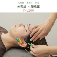☘️火・水限定🌱美容鍼＋小顔矯正＋ドライヘッドスパ（60分）