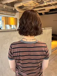 似合わせカット+ゆるふわパーマ+クイックトリートメント