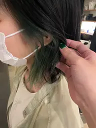 カット+イヤリングカラー+トリートメント