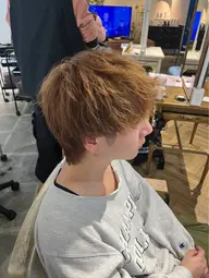 メンズカット+N.カラー+トリートメント+ナノスチーム