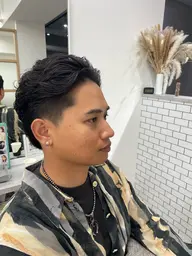 【men'sカット+似合わせ眉WAX+産毛ケア】トータルグルーミングコース (フェード可◎)
