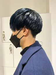 【 メンズ限定💫 トリートメント無料🙇♀️】カット+1ブリーチ+カラー ¥24200→¥17600