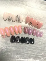 【ミニモ限定】　10本デザイン✨　他サロンオフ+500円　詳細は補足へ☆ ワンホンネイル好きは予約へ