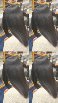 【ダメージレス💎】酸性ストレート自然な仕上がり💚🍀