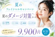 【夏キャンペーン】夏のダメージ対策コース　(紫外線・くすみ・美白・インナードライ)