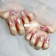 🎀チップ長さ出し🎀10本アートやり放題 オフ無し(画像は事前に送る)