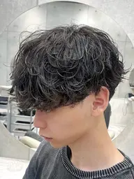 【6月限定価格】メンズカット+シャドウパーマ🌀