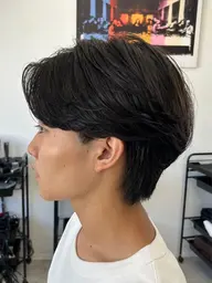 【誰でも使える👌】🔥メンズパーマに飽きた方はこれ!🔥骨格矯正カット+パーマ落とし🌿