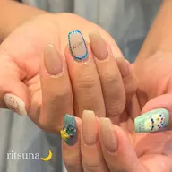 (自爪)simpleアート🌫️〰️｜持ち込み･おまかせOK！