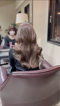 🎀ブリーチなしダブルカラー+カット+プラチナトリートメント+RefaファインバブルVEENA