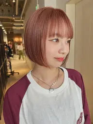 〔新規〕似合わせカット(ボブ)+ケアブリーチ付きブリーチカラー🌱