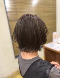 ボブカット+カラー