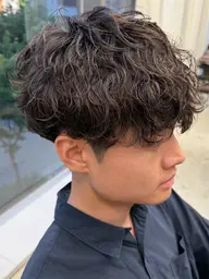 「OPEN記念‼️」メンズカット＋波巻きスパイラルパーマ