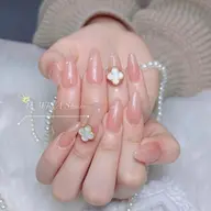 🩷🩷ワンカラー+2個パーツ無料or2本埋め尽くし(カラー2個まで)(オフ+500