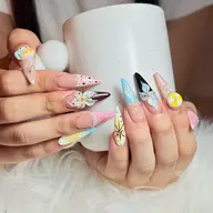 チップ長さだし+やり放題コース【アート、手描きなど】 ⏰180分【持ち込み可能🙆♀️】
