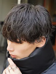 『 ミニモ限定‼️』ゆるく柔らかい質感で雰囲気💯‼️🌀カット➕シャドウパーマ🌀