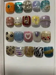 フットネイル親指アート(オフなし)