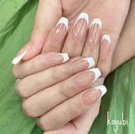 【ハンドオフあり】フレンチ(ベースカラー込) パラジェル:+¥1,100/現金のみ