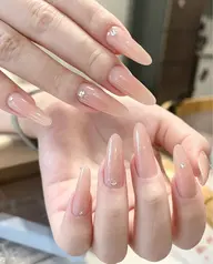 チップ長さ出し💅🌸ワンーカラーor ラメグラデション🎀