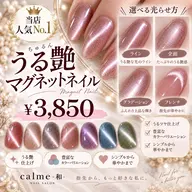 《当店人気》☆オフ込み☆うる艶✨マグネットワンカラー+保湿ケア