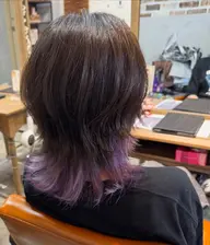 個性的‼️カット（ウルフカット、中性ウルフ、クラゲカット）+透明感カラー