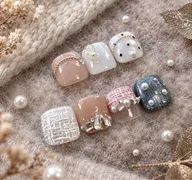 フット🦶🏻✨️🫧親指アートコース(サンプル内からお選びください💓)ケア/オフあり