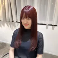 【ツヤのある暖色系🎀】カット+ブリーチなしダブルカラー