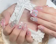 🌈🌈持ち込み☀️150パーツ無制限付け放題コース(最高級パーツ、ゴテゴテデザインOK )