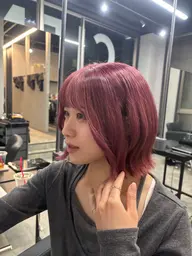 ケアブリーチ＋透明感カラー🫧＋トリートメント🧴