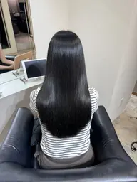【ロング、ブリーチ履歴なし限定】髪質改善straight👑U30👑