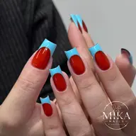 自爪 フレンチネイル