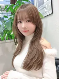 ⭐️営業後限定19:00~⭐️【ハイトーン/リタッチ込み】ブリーチありダブルカラー+ 1stepトリートメント