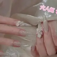 【9、10月】限定★INS大人気★長さだし+2個プルメリアネイル¥9980