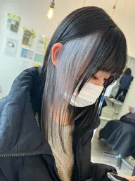 期間限定🎉全体カラー+インナーカラー+カットのメニューです。インナーカラーでも毛先カラーでも🙆♀️