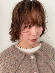 【リクエスト限定⚡️】レディースボブパーマ+カット