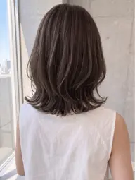 ✨モデル限定✨ レディースミディアムカット+白髪染めカラー+1STEPトリートメント🌿🤍