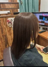 縮毛矯正+炭酸デトックス