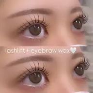 期間限定🎀まつ毛パーマ+アイブロウワックスor下まつげパーマ✨(パリジェンヌ、ラッシュリフト等種類なんでも対応可能)