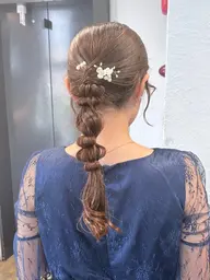 ヘアセット🫧編みおろしスタイル限定🎀